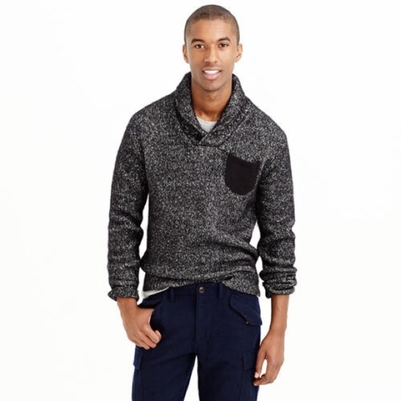 J. Crew Gray Merino Funnel Neck Pullover Sweatshirt XL - Picture 1 of 7